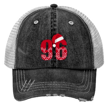 Discover 96 Christmas Birthday - Number Ninety Six Trucker Hats