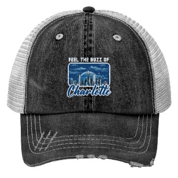 Discover Charlotte North Carolina USA America United States Trucker Hats