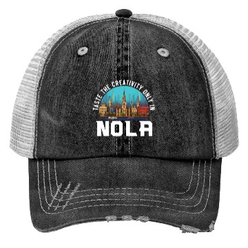 Discover New Orleans Louisiana USA America United States Trucker Hats
