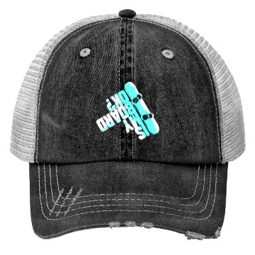 Discover Funny Snowboarding Gift for Winter Holidays Trucker Hats