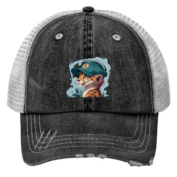 Discover Cool Cheetah Trucker Hats