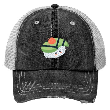 Discover Kawaii Sushi Trucker Hats