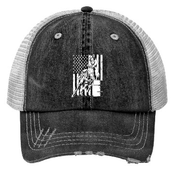 Discover 4th Of July Cowgirl Barrel Racing American Flag Trucker Hats