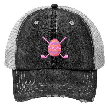 Discover Easter Outfits Golf Lover Women Girls Bunny Cute Trucker Hats