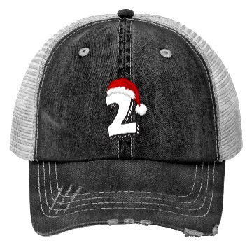 Discover Number 2 Second Birthday - Christmas Two Trucker Hats