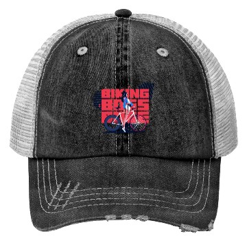 Discover Biking Boss Babe Trucker Hats