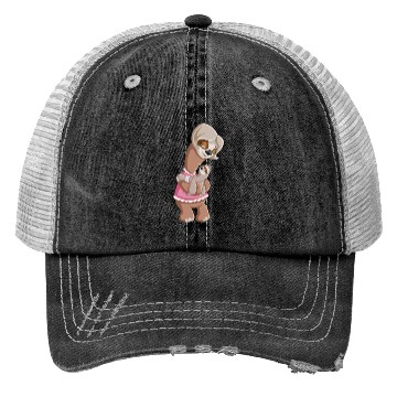Discover Mummy Sloth and Baby Trucker Hats