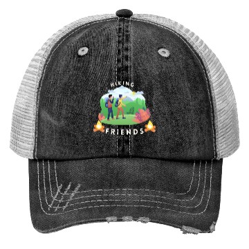 Discover Hiking Friends Trucker Hats