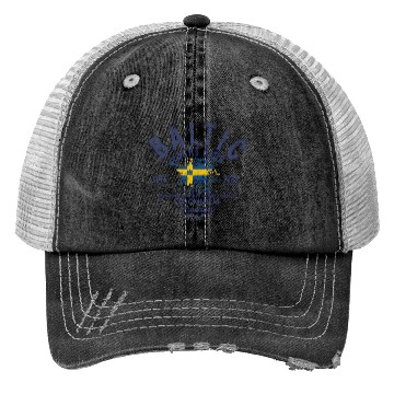 Discover Baltic Yacht Club Stockholm Design Trucker Hats
