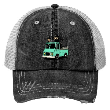 Discover Ice Cream Ninja Trucker Hats