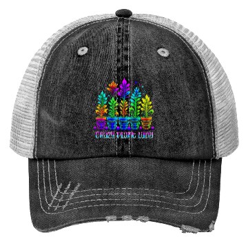 Discover Crazy Plant Lady 2 Trucker Hats