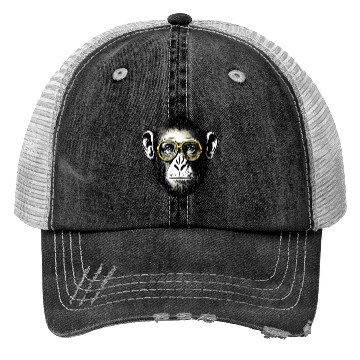 Discover Elegant monkey Trucker Hats
