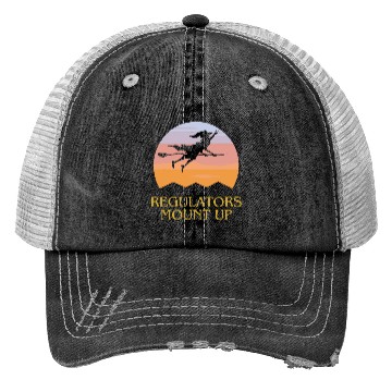 Discover Regulators Mount Up, Funny Halloween Witch Trucker Hats