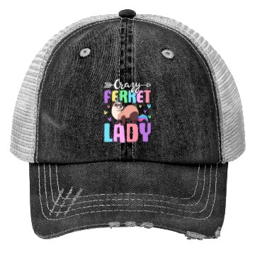 Discover Female Ferret Lover Trucker Hats