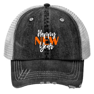 Discover New Year Happy. Trucker Hats