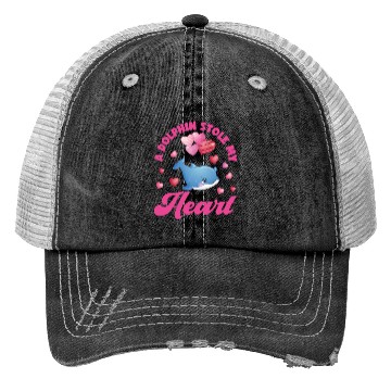 Discover Dolphin Valentines Day A Dolphin Trucker Hats