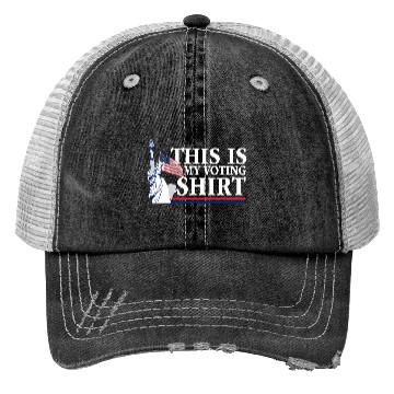 Discover This Is My Voting Trucker Hats Political Election Your