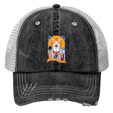 Discover Saint Pembroke Welsh Corgi Trucker Hats