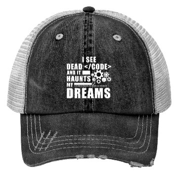 Discover Programmer Saying Computer Science Programming Trucker Hats