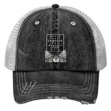 Discover Never Trust Someone Who Doesn t Like Cats Costume Trucker Hats