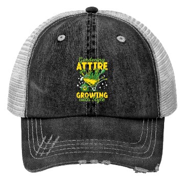 Discover Gardening Attire Growing with Style Gardening Plan Trucker Hats