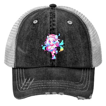 Discover Cute Cartoon Girl Trucker Hats