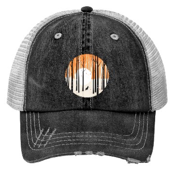 Discover Forest Fox Trucker Hats