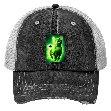 Discover Cute Alien Cat Trucker Hats