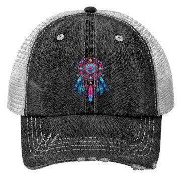 Discover Neon Dreamcatcher Fantasy | Plastic Poppy™ Trucker Hats