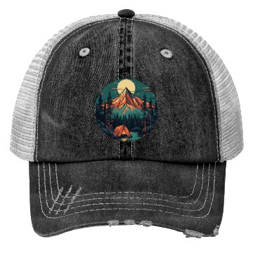 Discover Forest nature trekking adventure Trucker Hats