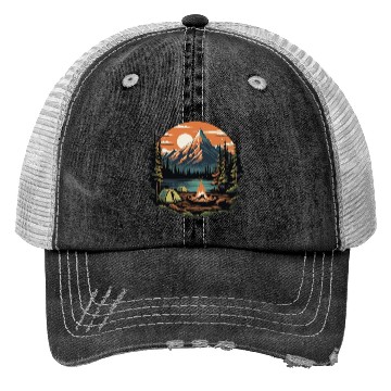 Discover Forest nature trekking adventure Trucker Hats