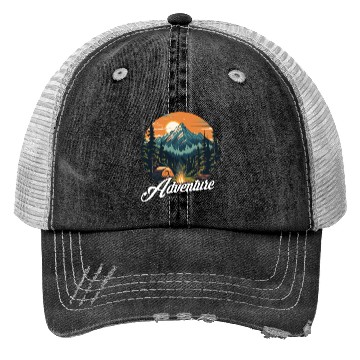 Discover Forest nature trekking adventure Trucker Hats