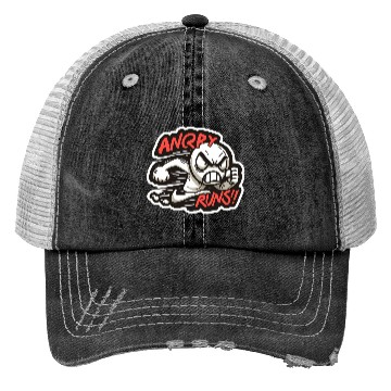 Discover Angry Runs |The Ultimate Stress Reliever Trucker Hats