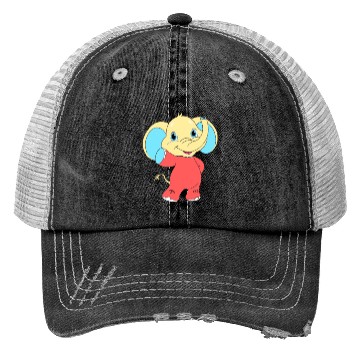 Discover Baby Elephant Trucker Hats
