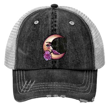 Discover Stay Wild Moon Child Trucker Hats