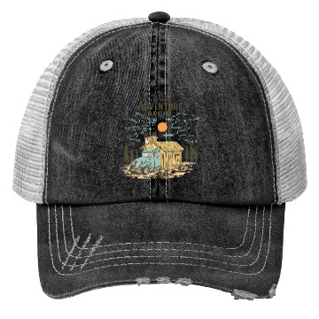 Discover Let the Adventure Begin Trucker Hats