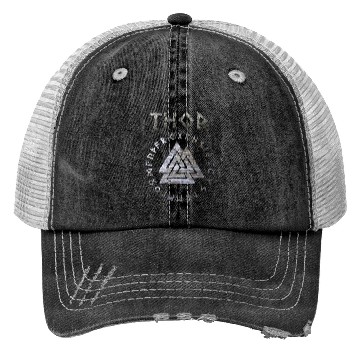 Discover Thor Mjolnir Valknut Vikings Runes Trucker Hats
