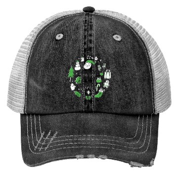 Discover Holly Jolly Day Trucker Hats
