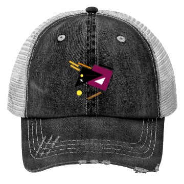Discover Geometric Shapes Simple Colorful circle triangel Trucker Hats