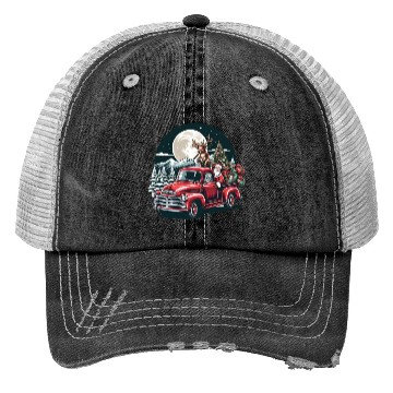 Discover santa claus with Reindeer Trucker Hats