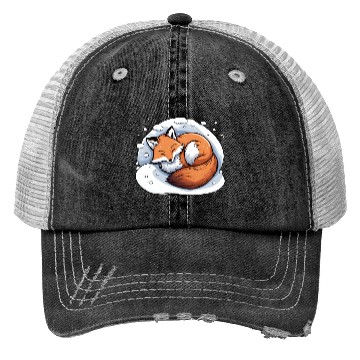 Discover Sleepy Fox Trucker Hats