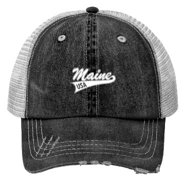 Discover Maine USA Trucker Hats