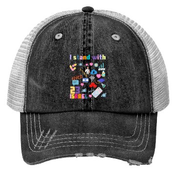 Discover I stand with israel Trucker Hats