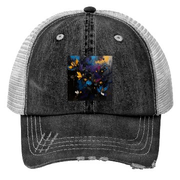 Discover Abstract painting Trucker Hats