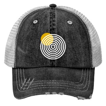 Discover homelon yellow dot invert Trucker Hats