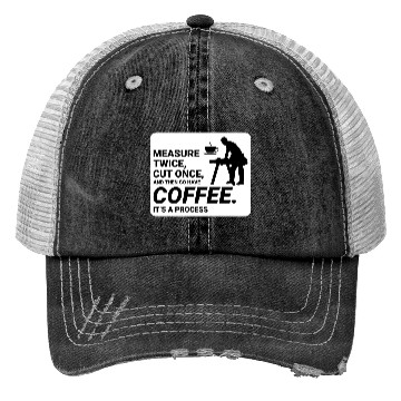Discover Coffee Break Wisdom: Lumberjack Carpenter Funny Trucker Hats