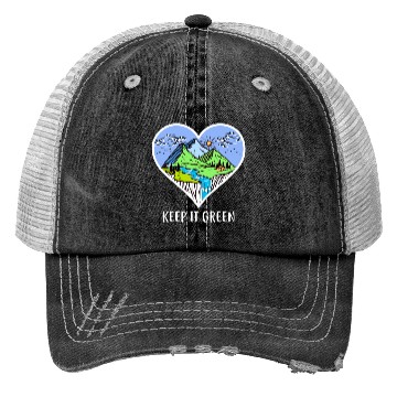 Discover Environment keep it green Trucker Hats