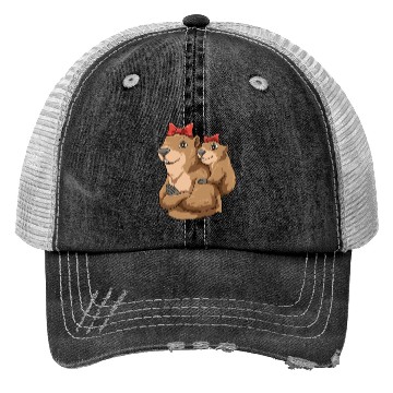 Discover Groundhog Marmot Mom for a Marmot lover groundhog Trucker Hats