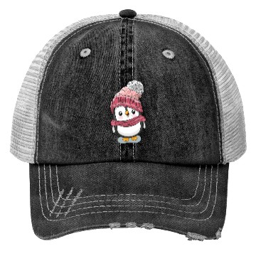 Discover penguins Trucker Hats
