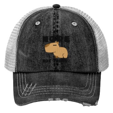 Discover Nope not today Capybara Cute animal Funny Design Trucker Hats